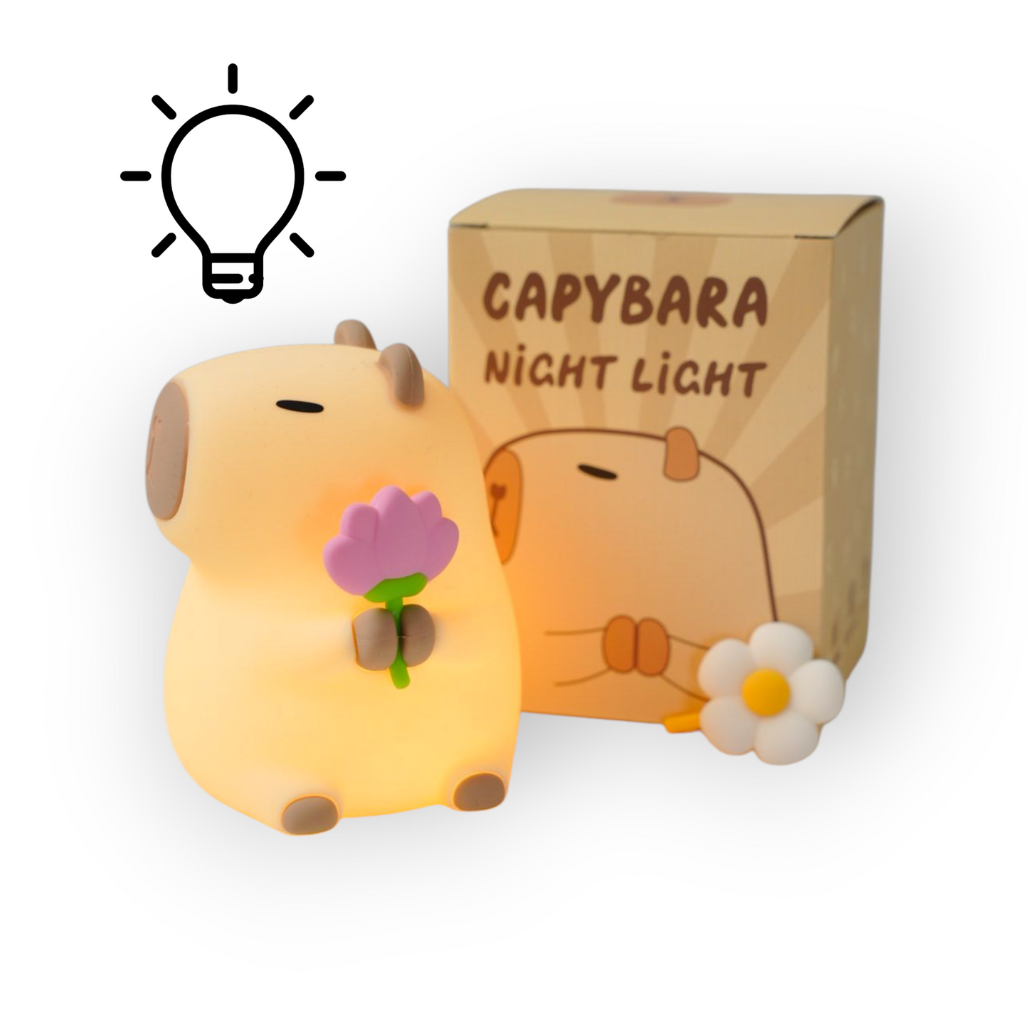 Capybara Éjszakai Fény