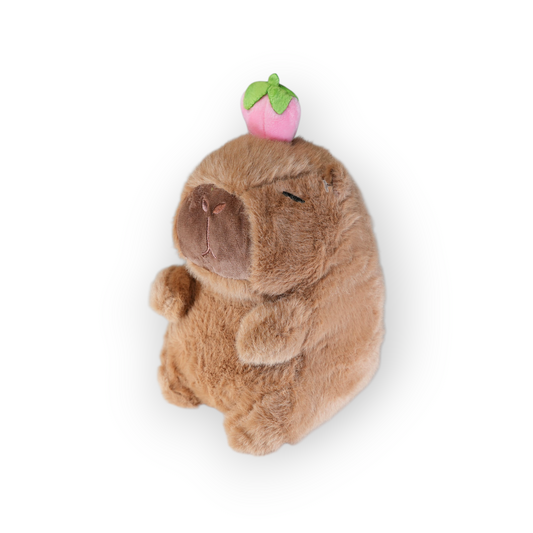 Capybara Plüss Gyümölccsel a Fején