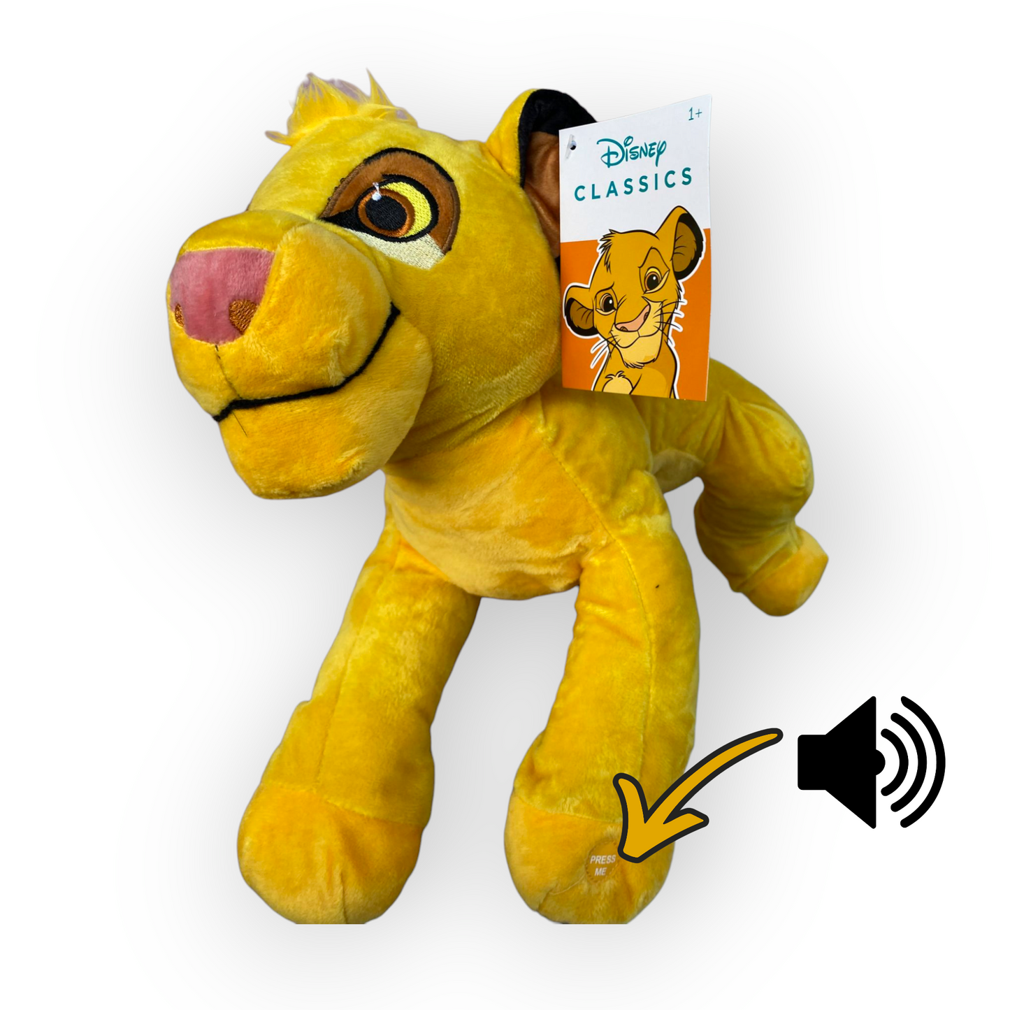 Simba Plüss Zenélő