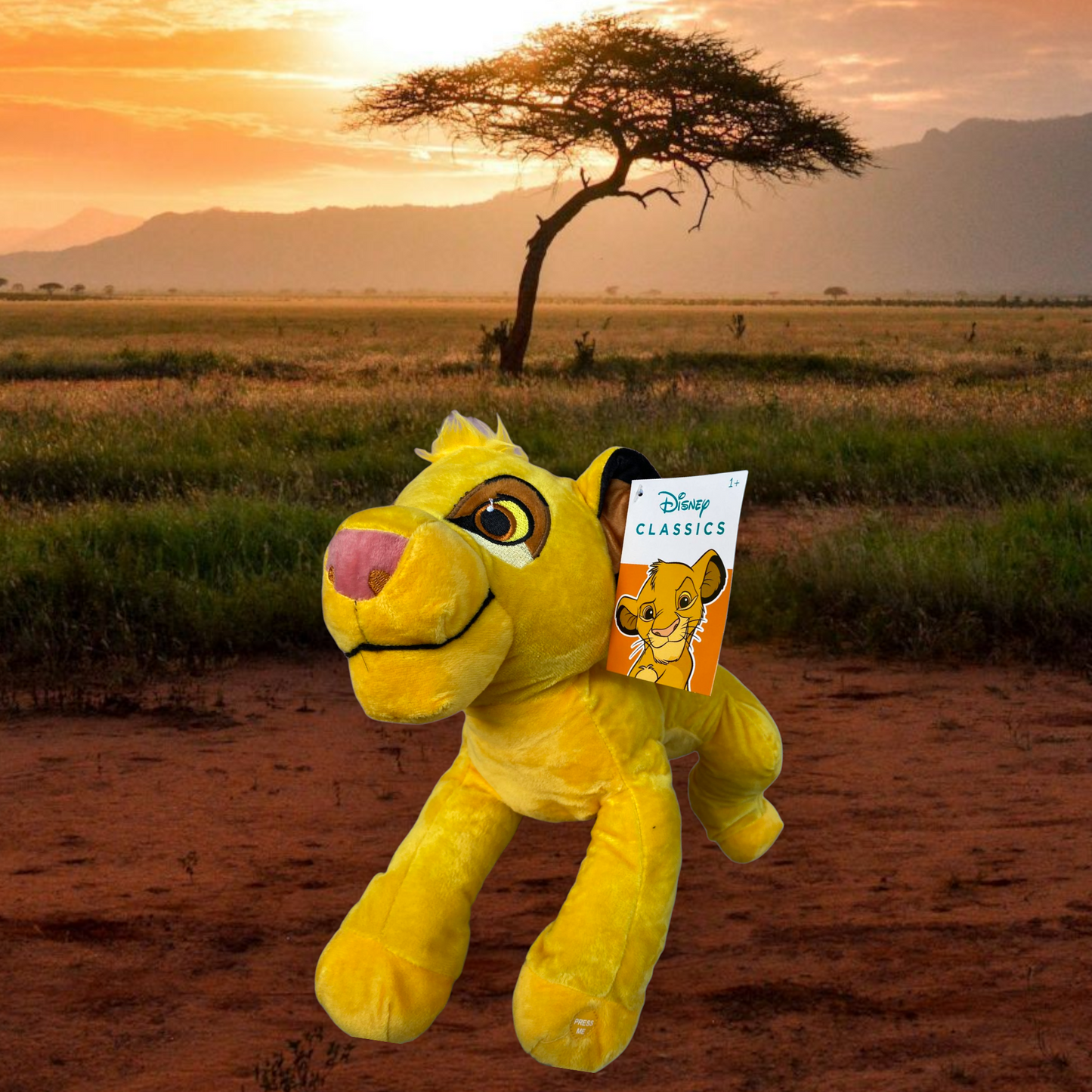 Simba Plüss Zenélő